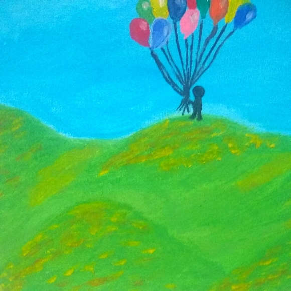 🎁Oil Painting "Up and Away" - Picture 4 of 5